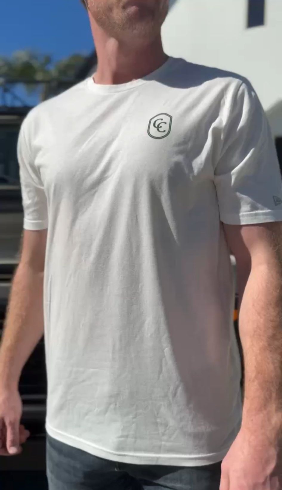 White Defender Tshirt